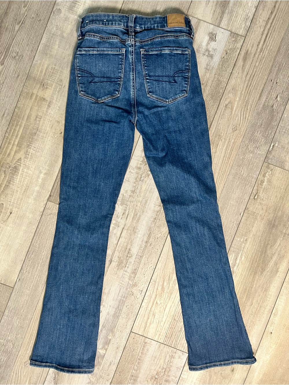 American Eagle Outfitters Women's High Rise Skinny Kick Jeans - Picture 2 of 5
